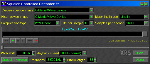 Advanced Squelch Controlled Recorder