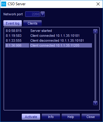 WR-DRD-172 APCO P25 Phase 2 Decoder Client/Server Option - Server Operation